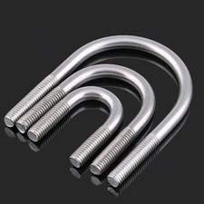 U-Bolts U Bend Screws 304 A2 Stainless Steel U Shaped Bolt M6 M8 M10 M12 1-20pcs