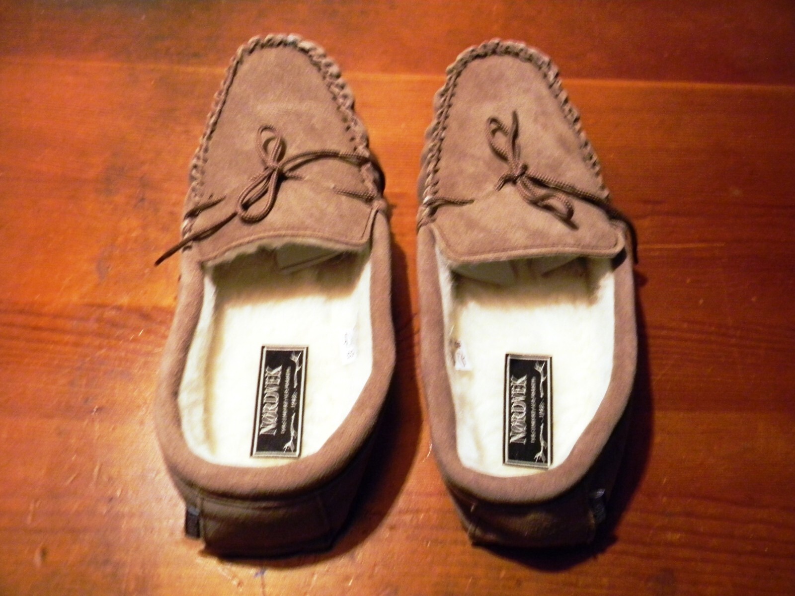 SAOLA MOCASSINO NUOVO SUOLA MORBIDA FODERATO IN PILE NORDVEK TAGLIA 12 FODERATO LANA SCAMOSCIATA 423 100