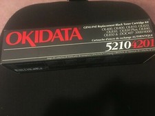 OKIDATA 5210 4201 SEALED GENUINE REPLACEMENT BLACK TONER CARTRIDGE KIT