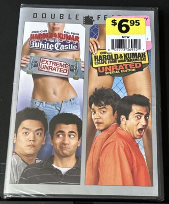 Harold & Kumar Go White Castle / Escape Guantanamo (DVD) BRAND NEW SEALED