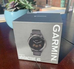 Garmin Vivoactive 4S GPS Smartwatch - (Black/Slate, Brand New/Sealed in  Box!) 753759227685 | eBay