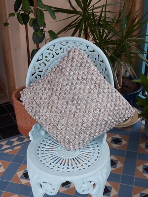 Kissen handgestrickt 