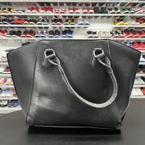 Kenneth Cole Reaction Womens Satchel Handbag Purse Black - Picture 4 of 7