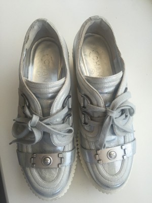 chanel platform sneakers