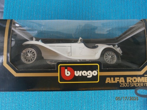 BURAGO " Alfa Romeo 2300 Spider " Weiß * 1:18 * NEU * OVP * 1932 * - Bild 2 von 8