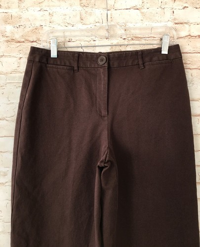 Talbots Stretch gerades Bein Chino Hose - dunkelbraun - Größe 6 US - Bild 2 von 4