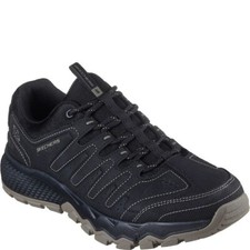 Skechers Shoes Men's Black Wide Fit Sport Comfort Memory Foam Hike Trail 237615