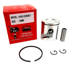 NEW PISTON KIT FITS HUSQVARNA 130, 135 MARK II, 39MM DIAMETER PART # 591465702