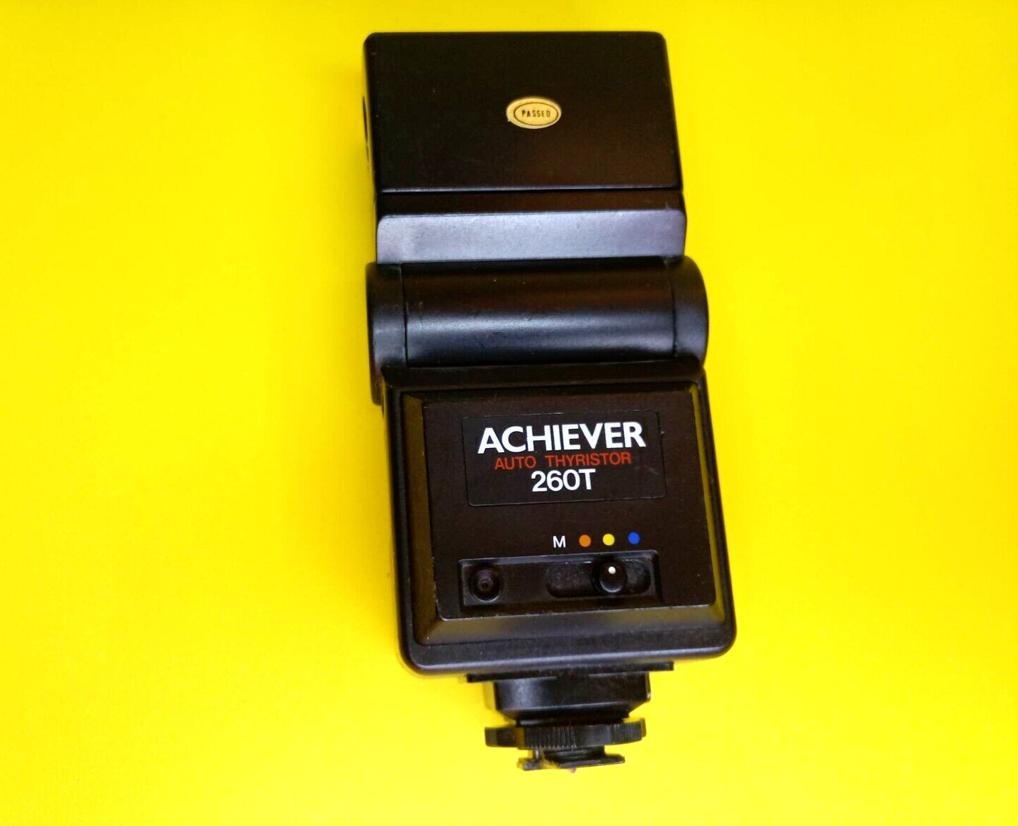 ACHIEVER 260T AUTO THYGISTOR CAMERA FILM PHOTO FLASH VINTAGE SHOE MOUNT ...