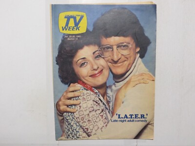 Chicago Tribune TV Week January 20-26 1980 L.A.T.E.R. Night Adult Comedy PG