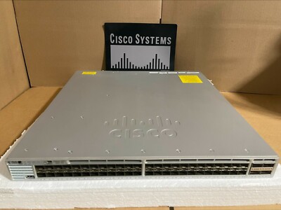 Cisco WS-C3850-48XS-F-S Switch 3850 48 PoE+ 1100WAC PWR 4x 10GE