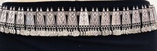 Belly Dance HipScarf Skirt Gypsy Medallion Jewelry Kuchi Statement VIntage Boho