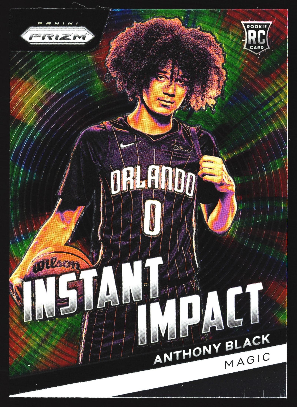 Anthony Black 2023-24 Panini Prizm Instant Impact Rookie Card Orlando Magic #24 NBA