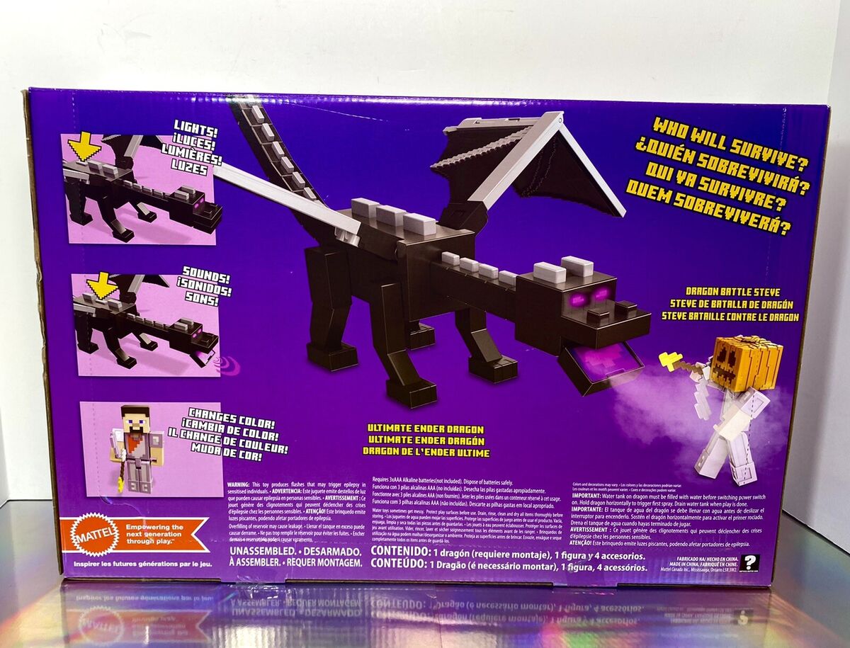 Minecraft Ultimate Ender Dragon Figure with Steve Action Figure