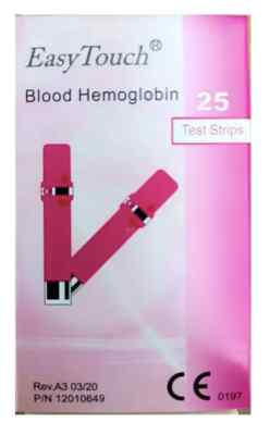 Easy Touch BLOOD HEMOGLOBIN Test Strips EXP DATE: SEP 2024