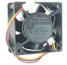NEW PANAFLO FBA06A12H DC BRUSHLESS FAN DC12V 0.22A, 8E2600-1CS