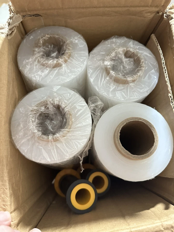 Stretch Wrap Industrial Strength 4 Pack 15 x 1000 Sq Ft - 80 Gauge Thick - Image 3 of 4