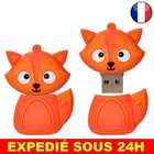 ✅ Clé USB 64 G Go GB Renard Ordinateur 2.0 Lecteur Disque Cadeau Silicone