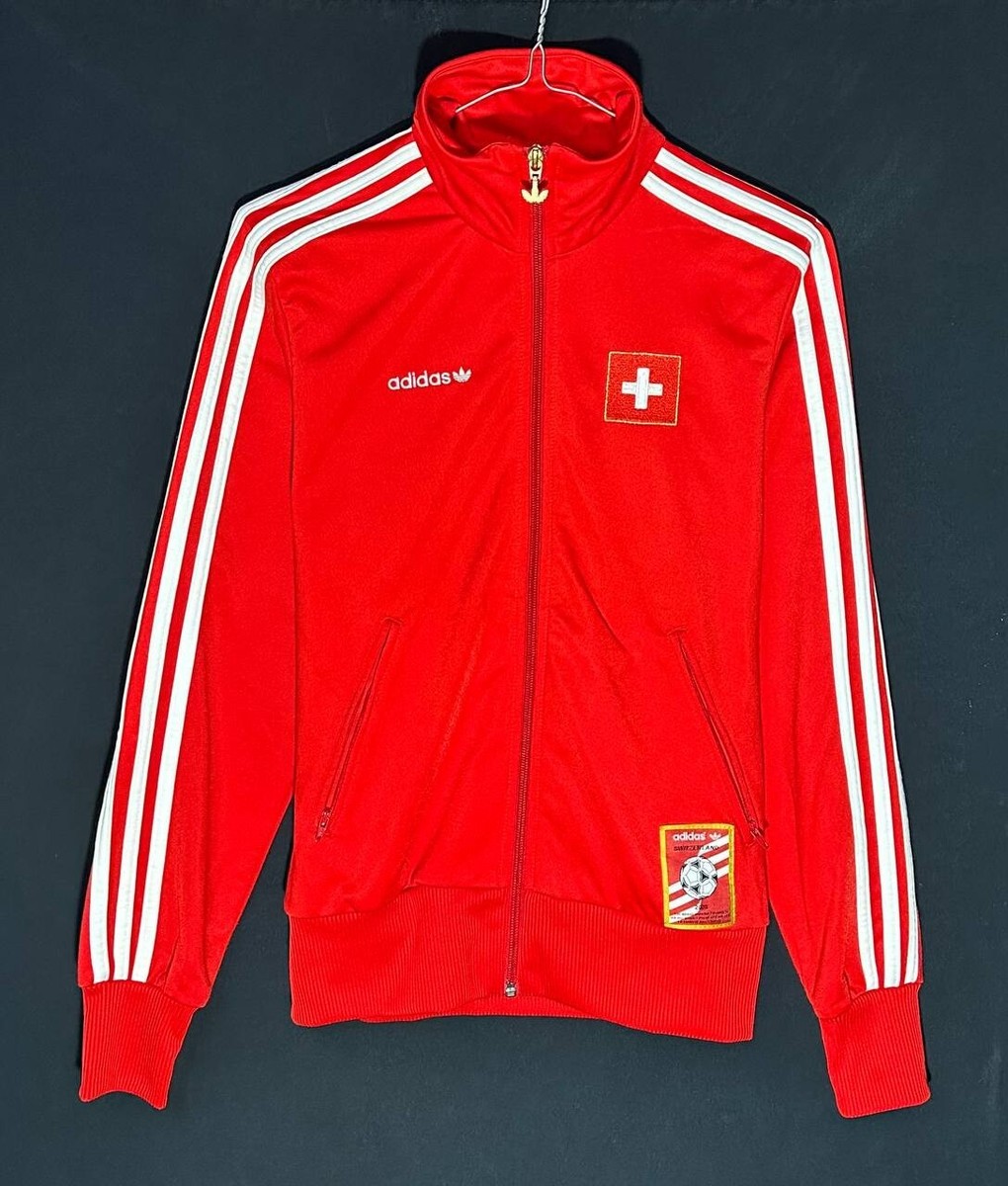 Adidas Originals Vintage 2008 zip Jacket red SUISSE