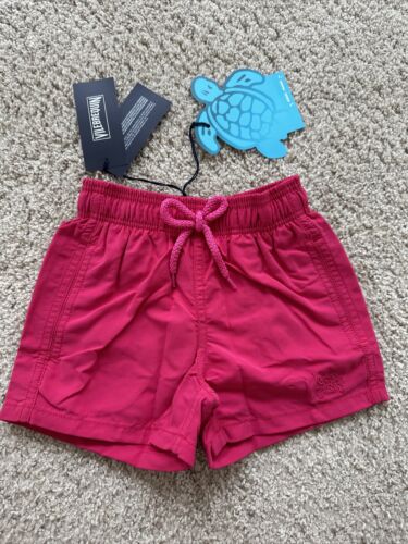 NWT Authentic VILEBREQUIN Swim Trunks - WATER REACTIVE TURTLES - 4 YEARS - KIDS