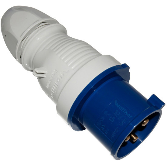 Walther CEE Type 230 volt 32 Amp 3 Pin Plug - CEE230306