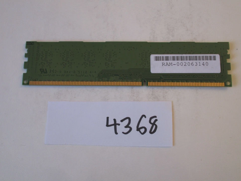 Micron MT8JTF25664AZ-1G4D1 2Gb PC3-10600 1333Mhz DDR3 Desktop Memory RAM (4368) - Image 2 of 2
