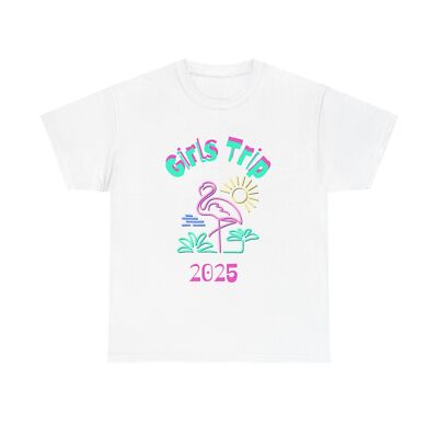 Girls Trip 2025 Cotton Tee, Vacation Shirt