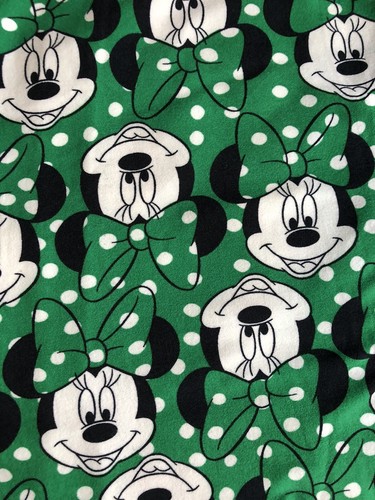Lularoe TC Disney Minnie Mouse Green Polka Dot Leggings Hard To Find Unicorns - Picture 2 of 3
