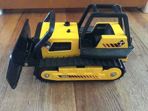 Vintage 1990 Tonka #2961 Pressed Steel Bulldozer Construction Vehicle Toy w/Box - Picture 6 of 12
