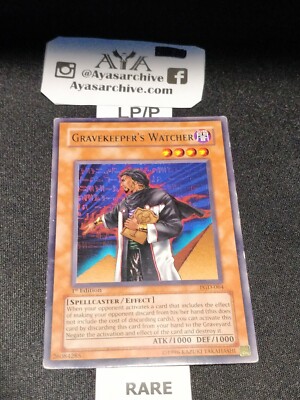 GRAVEKEEPER'S WATCHER PGD-064 RARE 1ST EDITION LP/P - YUGIOH