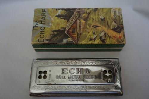 Tremolo Arpa Armonica M.Hohner The Echo 54/64 M 2 C/G Scatola Originale Germania - Foto 4 di 12