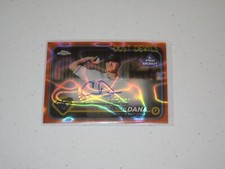 2024 Topps Pro Debut Chrome Orange Lava /25 Auto Caden Dana Autograph