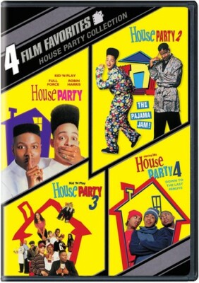 New Line Home Video 4 Film Favorites: House Party Collec  DVD **Save up to 45%**