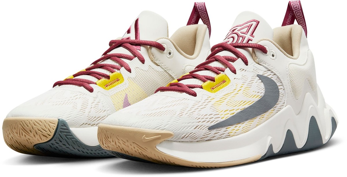 Nike Giannis Immortality 2 White/Grey/Yellow Gum Freak Mens