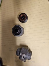 Union 1/4" NPT Class 150 Galvanized Malleable Iron Pipe Fitting Lot of 12