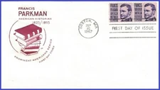 USA3 #1281 U/A HOUSE OF FARNAM FDC STR2  Francis Parkman
