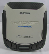 KOSS Tracker Compact Disc CD Player Water Resistant DASP CDP500 Tested