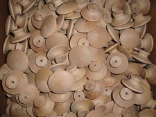 2" Birch Wood Drawer Knob / Pull / Handle -Qty: 5, 10, 20, 50, 100  knobs