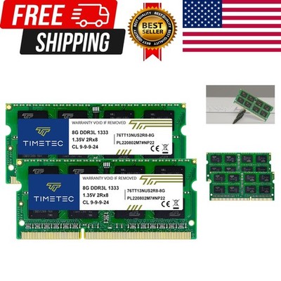 16GB KIT2x8GB / 1333MHz PC3-10600 Non-ECC Unbuffered 1.5V / 1.35V CL9 2Rx8 Du...