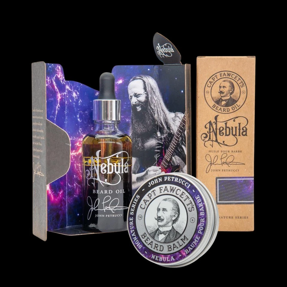 Captain Fawcett Bartöl/Beardoil Nebula 50 ml + Beard Balm Nebula
