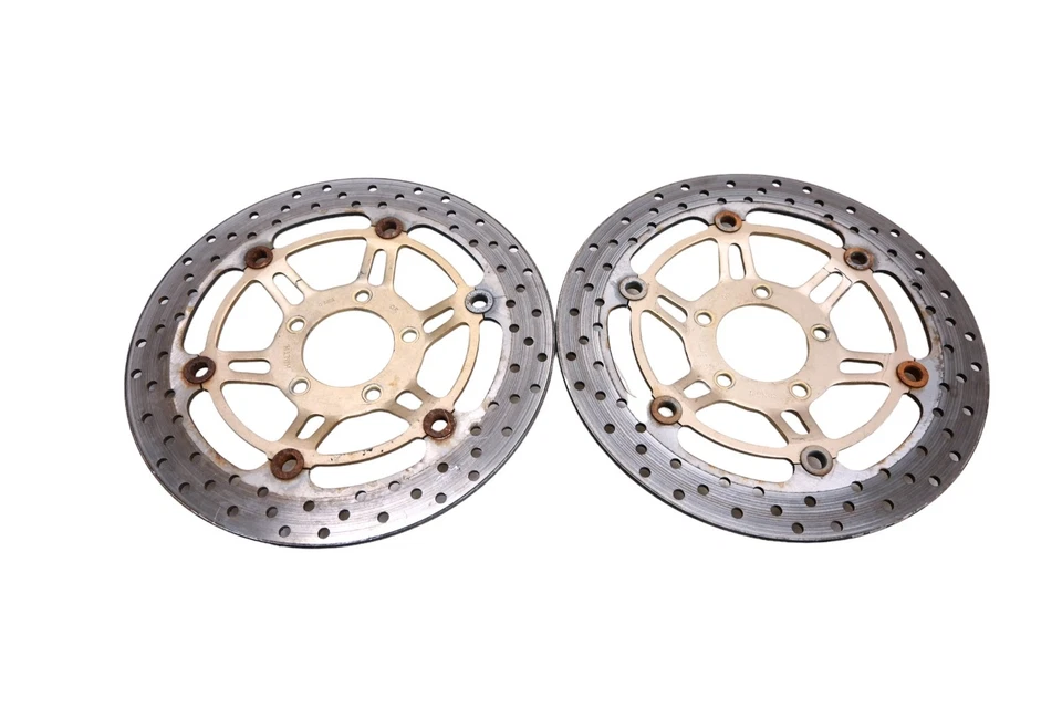 01 Suzuki Katana 750 Front Brake Rotors Discs GSX750F - Image 2 of 3