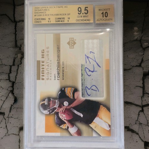 Ben Roethlisberger #FS-BR 2004 Upper Deck Finite Signatures card