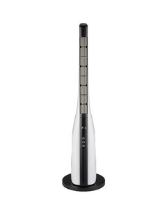 Tower Fan Freestanding with Remote Control, Oscillation & Timer (white)