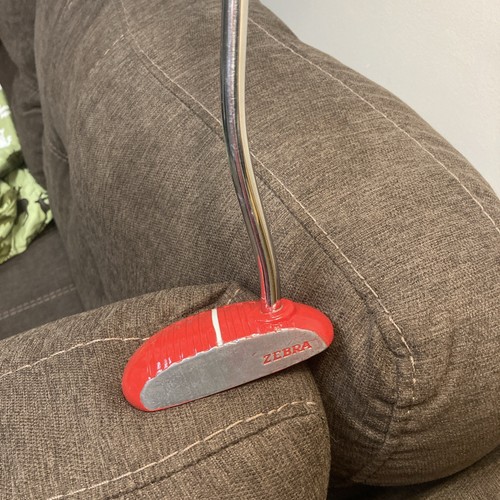 RAM Zebra Putter Custom Crimson Red Finish 35 in Original stepped shaft - Picture 2 of 12