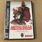 Metal Gear Solid Tactical Espionage Action Sony PlayStation PS1 Complete Clean