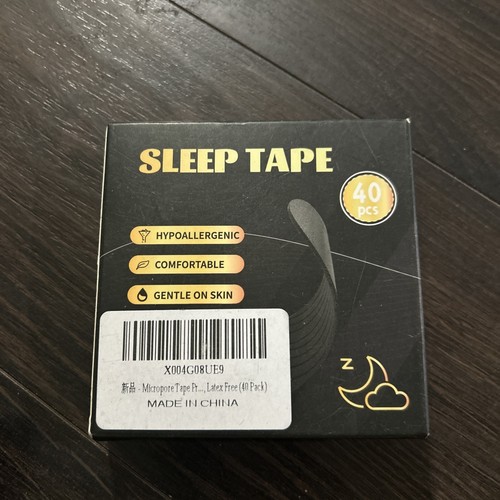 Hypoallergenic Sleep Tape Latex-Free, Comfortable, Gentle on Skin 40ct