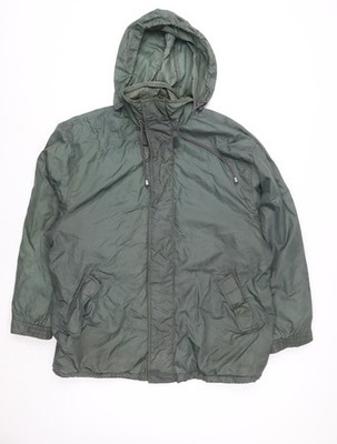 C&A Windbreaker Jacke Herren grün M mit Kapuze leicht Outdoor