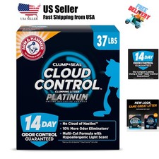 Cloud Control Platinum Clumping Cat Litter Odor Control, 37 lbs.