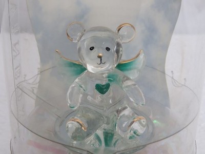 Cake Topper Party Favor May Birthstone Lovinbox Handcrafed 22kt Bear Keepsake