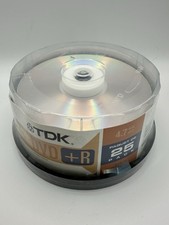 TDK DVD R 25 Pack 4.7 GB New Sealed